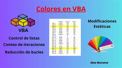 13 VBA Excel Colores En VBA YouTube