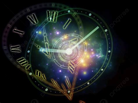 Virtual Clocks Faces Of Time Series Abstract Design Made Of Clock Dials And Abstract Elements ...