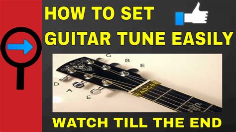 How To Set Guitar Tunes Or Strings With The Help Of Guitar Tuna Youtube