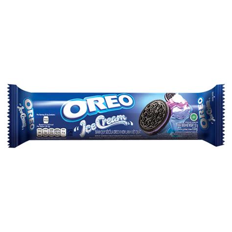 Oreo Ice Cream Sandwich Biscuit Blueberry 133gram