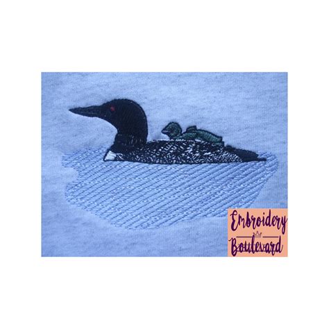 Loon Shirt Embroidered Loon T Shirt Loon T Loon T Shirt Etsy