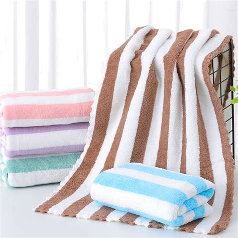 Best Washcloth Stripe Washing Towel Household Male And Female Adult