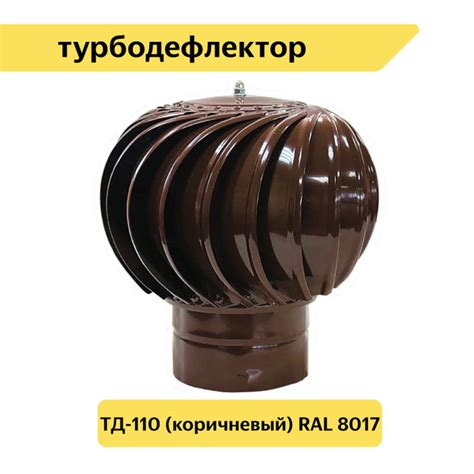 Турбодефлектор ТД-110 окрашенный оцинкованный металл - купить с ...