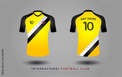 Soccer T Shirt Design Uniform Set Of Soccer Kit Football Jersey