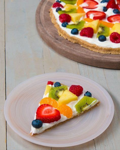 Healthier Cookie Fruit Pizza Recipe By Tasty Recipe Fruit Pizza