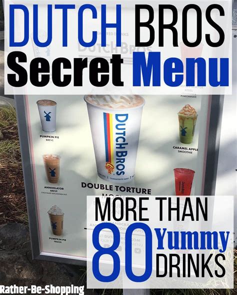 Dutch Bros Secret Menu | Dutch bros secret menu, Dutch bros drinks ...