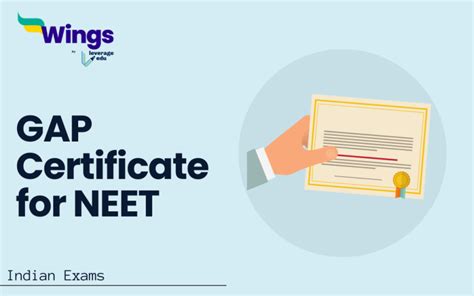 Gap Certificate For Neet Application Form Counselling And Gap