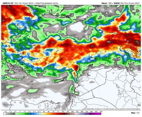 METEOROLOJİ BEY on Twitter ECMWF 12z ICON 12z GEM 12z Toplam yağış