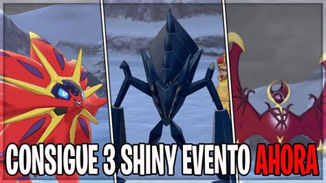 Consigue Shiny De Evento Legendarios Ahora En Pokemon Espada Y Escudo