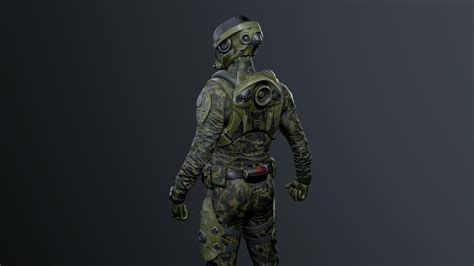 Sci Fi Armored Soldier