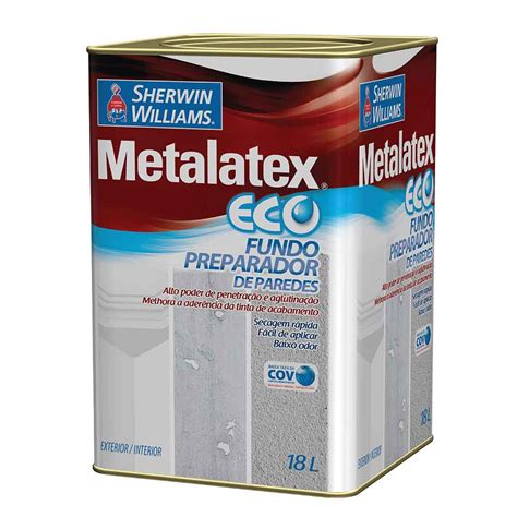 Fundo Preparador Parede Metalatex Eco Sherwin Williams 18L Atacadão