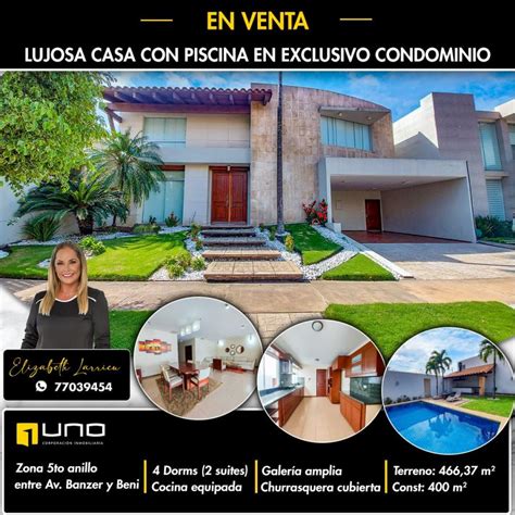 Casa En Venta En Santa Cruz De La Sierra Santa Cruz U D