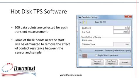 Hot Disk Transient Plane Source Technique Thermal Conductivity Ppt