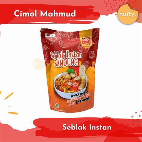 Jual Seblak Instan Bandung Cimol Mahmud Hufty Snack Shopee Indonesia