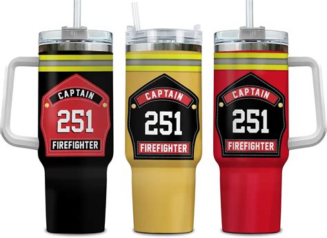 Amazon Hyturtle Personalized Firefighter Gifts For Men Custom