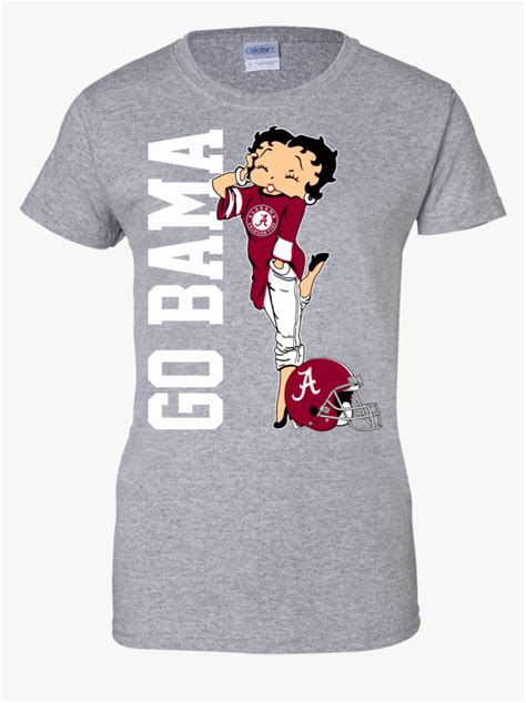 Alabama Crimson Tide Betty Boop T Shirt Data Zoom Betty Boop Roll