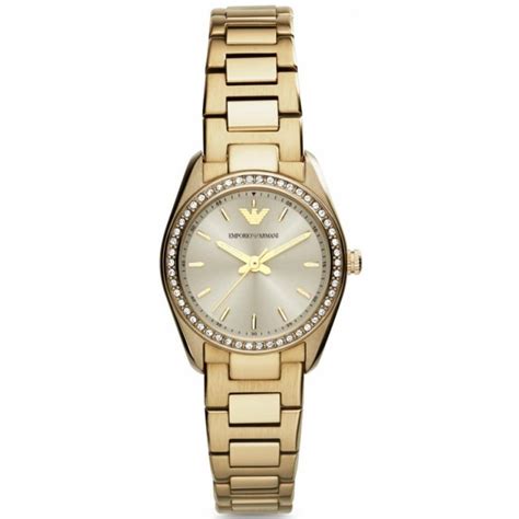 Emporio Armani Ladies Gold Watch AR6031 - Womens Watches from The Watch ...