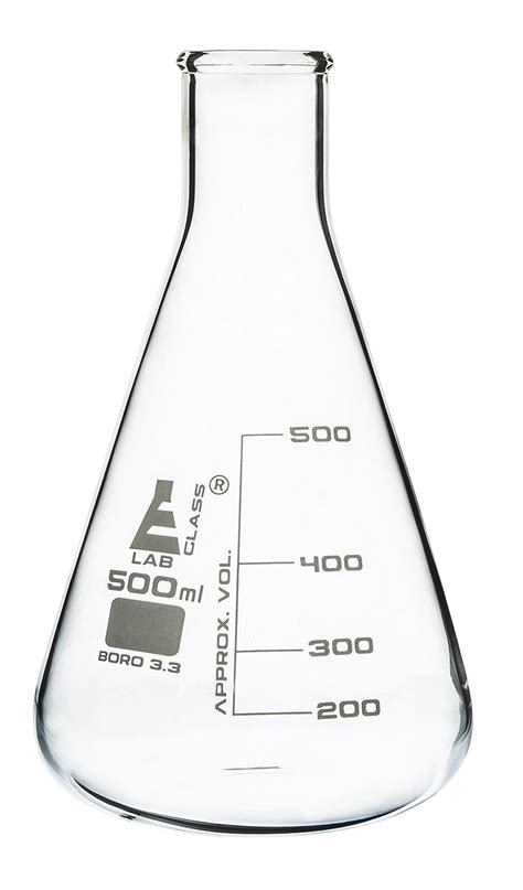 Eisco Erlenmeyer Frasco De Ml Vidrio Borosilicato Frascos De