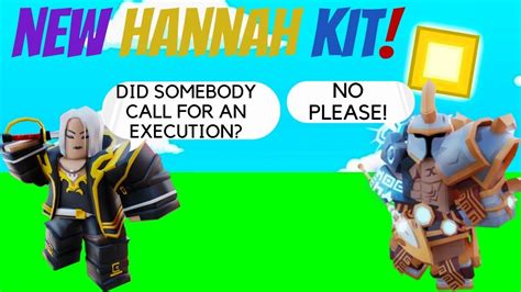 Sweating On Roblox Bedwars With Hannah Kit Youtube