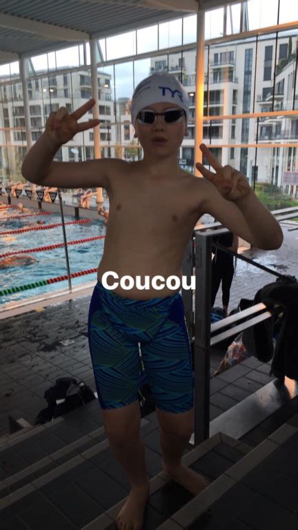 Pour Baptiste Coeur De Nacre Natation