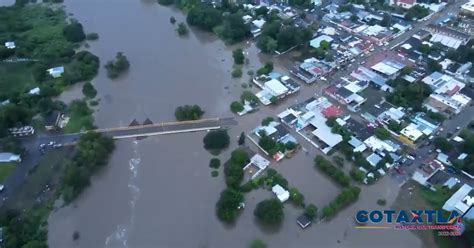 Se Desborda Río En Veracruz Inundadas Así Lucen Las Calles De Cotaxtla