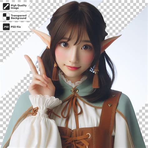 Cute Japanese Anime Girl Psd 600 High Quality Free Psd Templates For