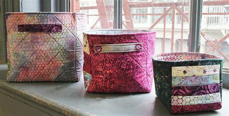 Nesting Fabric Boxes Are So Handy Around The House Quilting Digest