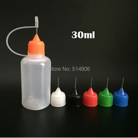 Pcs Lot Ml Empty Plastic Needle Bottle Ml Pe Soft Plastic