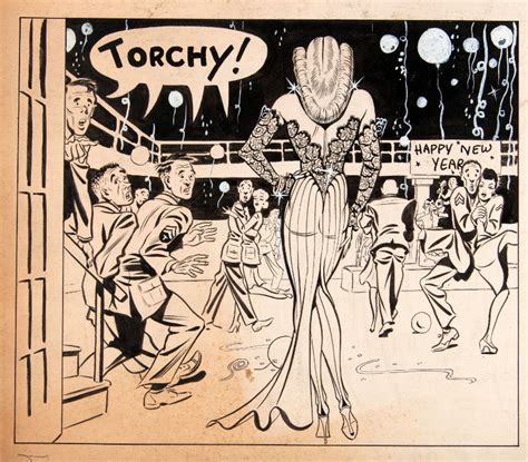 Bill Ward Torchy Wwii Daily Comic Strip Original Art 2279628300