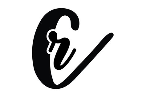 Cr Monogram Logo Design Graphic By Piku Design Store · Creative Fabrica