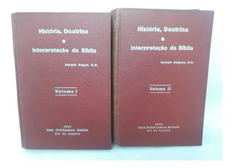 Coleção 2 Livros História Doutrina E Interpretaçã Da Bíblia De Joseph