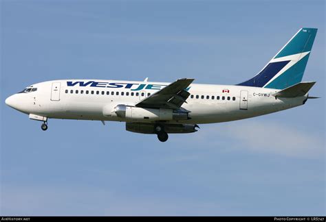 Aircraft Photo Of C GVWJ Boeing 737 281 Adv WestJet AirHistory