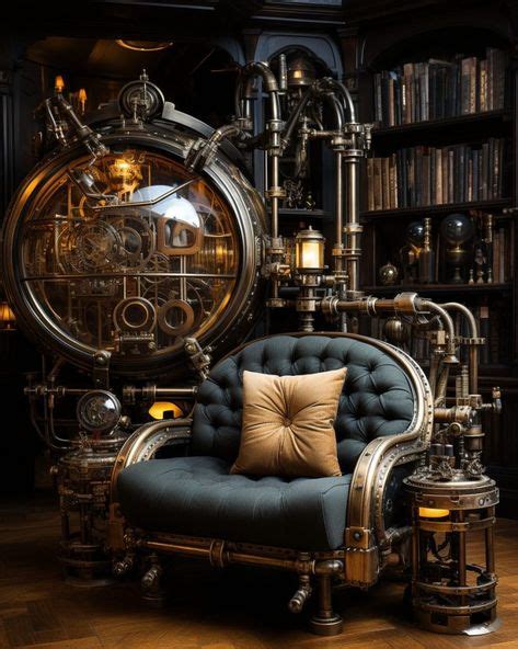 A Modern Steampunk Style Apartment Room