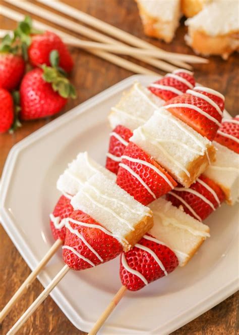 Strawberry Shortcake Kabobs Kid Friendly Lil Luna