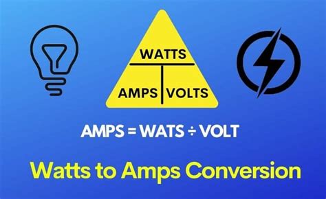 Watts To Amps Conversion Calculator Calculate Here