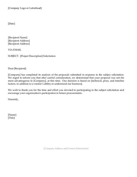 13+ Rejection Email Template | DocTemplates