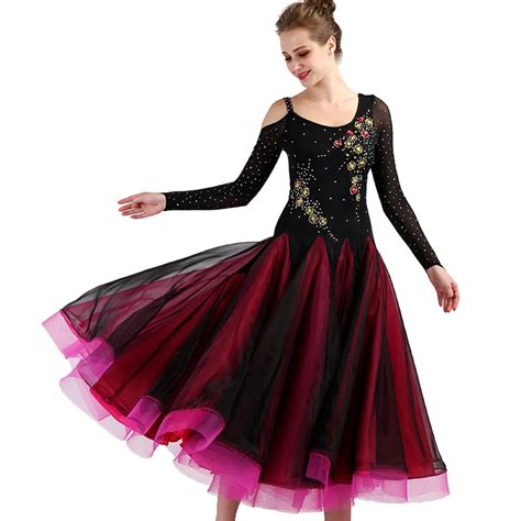 Ballroom Dance Dresses Women New Sexy Backless Standard Waltz Dancing