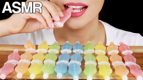 Asmr Nik L Nip Wax Bottles Candy Drinks Eating Sounds Mukbang No