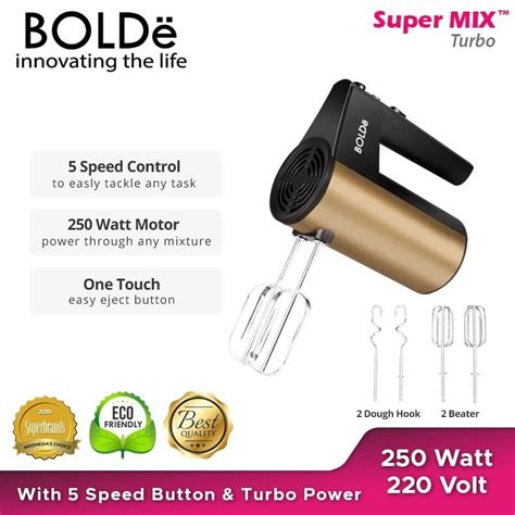 Sintesa Store Jual Bolde Super Mix Hand Mixer Turbo