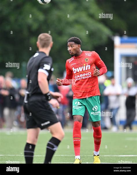 Zech Medley 3 Of Oostende Pictured During A Friendly Pre Season Game