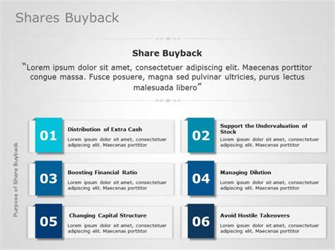 Shares Buyback 01 PowerPoint Template SlideUpLift