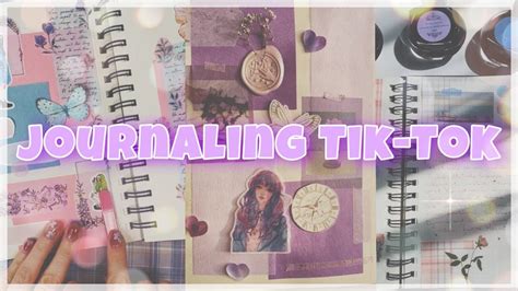 Journaling Asmr Tik Tok Compilation Youtube