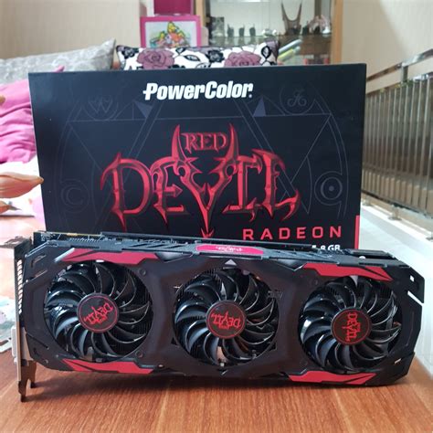 Vga Rx 480 8gb Red Devil Powercolor Elektronik Komputer Desktop Di Carousell