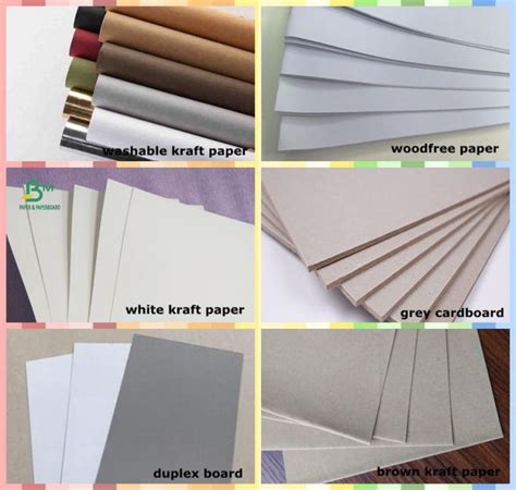 250gsm Coated Duplex Board Grey Back Cardboard Roll Package White Color