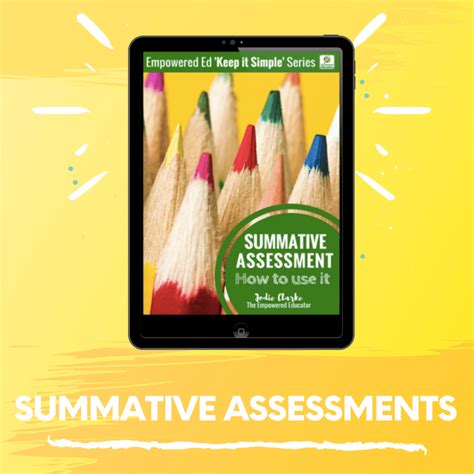 Summative Assessments - The Basics - The Empowered Educator