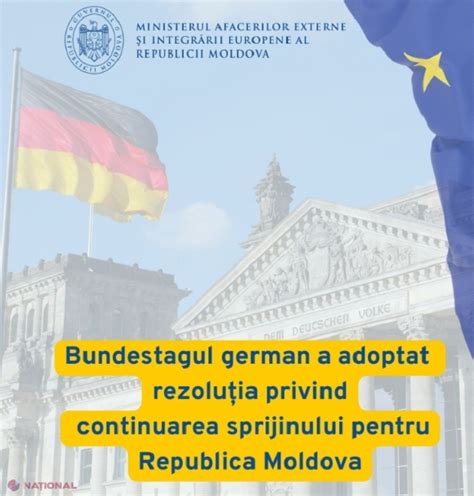 VOT în Bundestagul german Moțiune privind SPRIJINIREA parcursului