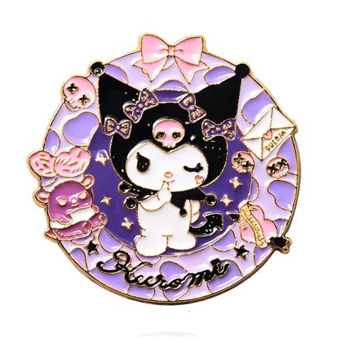 Cute Anime Sanrio Cinnamoroll Melody Kuromi Cloth Badge Cartoon Sanrio Decoration Brooches Buy