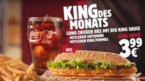 Streit Um King Des Monats Und Probierwochen Burger King Darf Wohl Weiter Für Rabattaktionen