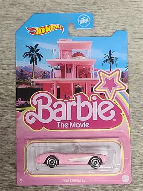Hot Wheels Corvette Barbie The Movie Hw Screen Time Mainline Picclick Au