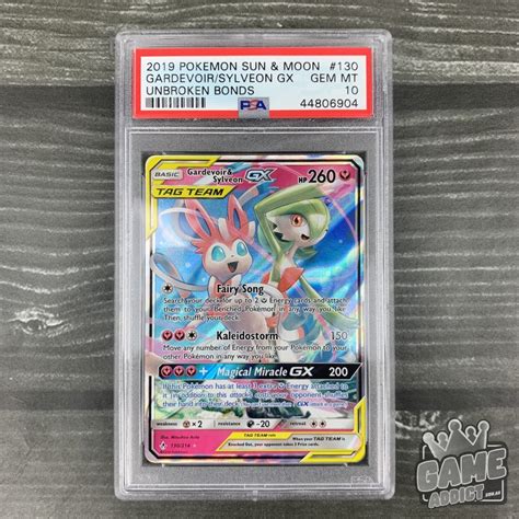 2019 Pokemon Sun And Moon Gardevoirsylveon Gx 130214 Unbroken Bonds Ps